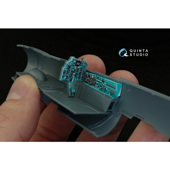 1/48 MiG-21PFM Emerald Colour Panels Interior Detail Set (on decal paper) for Eduard Kit 1/48 MiG-21PFM Emerald Colour Panels Interior Detail Set (on decal paper) for Eduard Kit