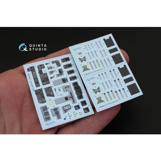 1/48 F-15E 3D-Printed & Coloured Interior Decals for GWH kit 1/48 F-15E 3D-Printed & Coloured Interior Decals for GWH kit
