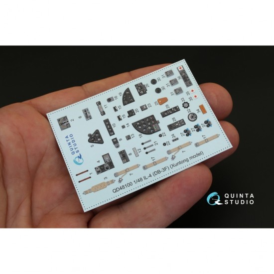 1/48 Il-4 Interior Detail Set (on decal paper) for Xuntong Kit 1/48 Il-4 Interior Detail Set (on decal paper) for Xuntong Kit
