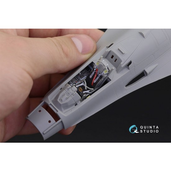 1/48 F-16C Fighting Falcon Coloured Interior Decals for Kinetic kit 1/48 F-16C Fighting Falcon Coloured Interior Decals for Kinetic kit