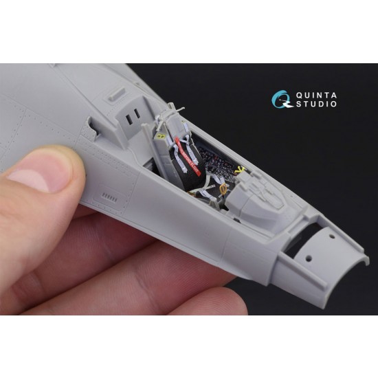 1/48 F-16C Fighting Falcon Coloured Interior Decals for Kinetic kit 1/48 F-16C Fighting Falcon Coloured Interior Decals for Kinetic kit