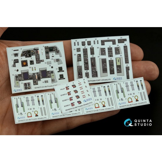 1/48 EA-6B Prowler ICAP II Interior Detail Parts for Kinetic kits 1/48 EA-6B Prowler ICAP II Interior Detail Parts for Kinetic kits