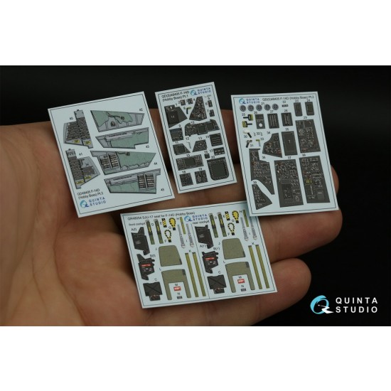 1/48 F-14D 3D-Printed & Coloured Interior for Hobby Boss kits 1/48 F-14D 3D-Printed & Coloured Interior for Hobby Boss kits
