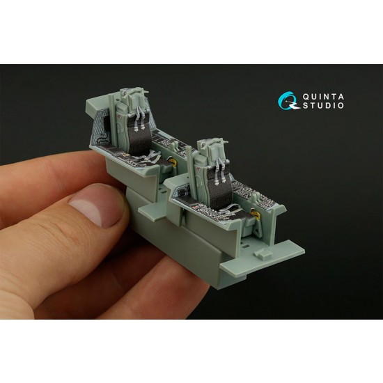 1/48 F-15D Coloured Interior Detail Parts for Academy kits 1/48 F-15D Coloured Interior Detail Parts for Academy kits