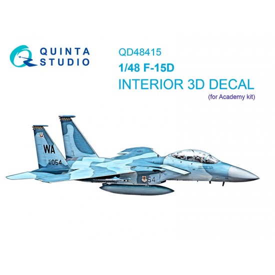 1/48 F-15D Coloured Interior Detail Parts for Academy kits 1/48 F-15D Coloured Interior Detail Parts for Academy kits