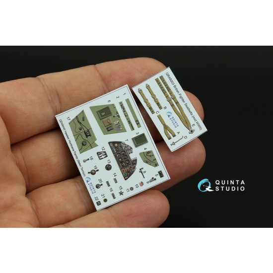 1/48 Hurricane family Coloured Interior Detail Parts for Italeri/Tamiya kits 1/48 Hurricane family Coloured Interior Detail Parts for Italeri/Tamiya kits