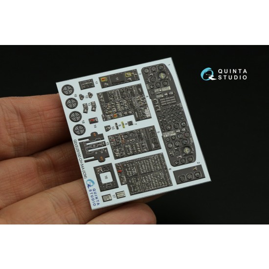 1/35 Sikorsky CH-54A Tarhe Interior Parts (3D decal) Small version for ICM kits 1/35 Sikorsky CH-54A Tarhe Interior Parts (3D decal) Small version for ICM kits