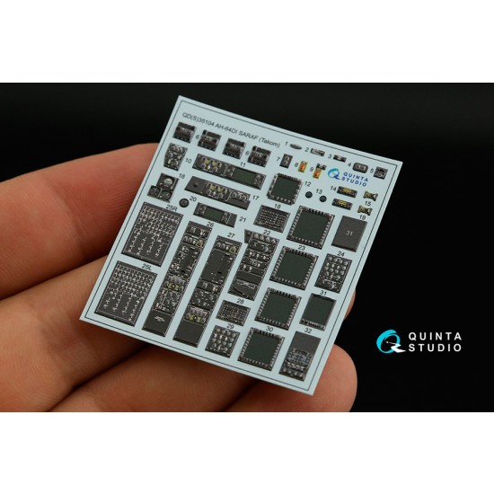 1/35 AH-64DI Saraf 3D-Printed & Coloured Interior on Decal Paper for Takom kits (small) 1/35 AH-64DI Saraf 3D-Printed & Coloured Interior on Decal Paper for Takom kits (small)
