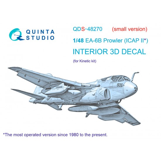 1/48 EA-6B Prowler for ICAP II kits Interior on Decal Paper for Kinetic (small) 1/48 EA-6B Prowler for ICAP II kits Interior on Decal Paper for Kinetic (small)