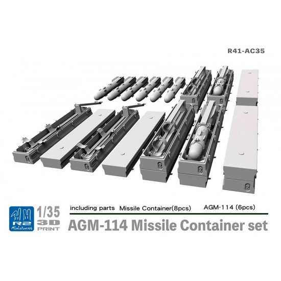 1/35 AGM-11 Hellfire Missile Container Set 1/35 AGM-11 Hellfire Missile Container Set