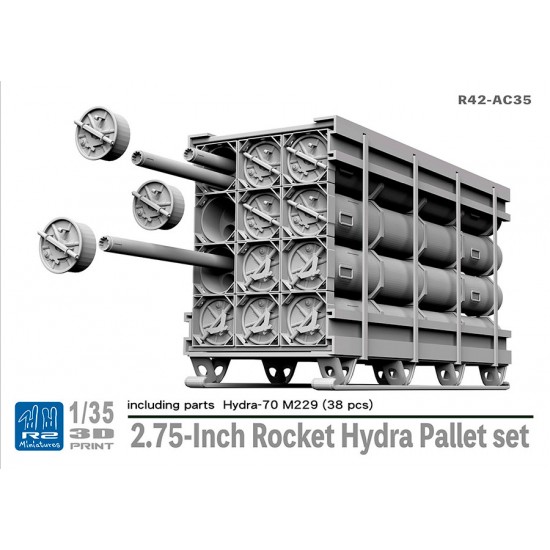 1/35 2.75 inch Rocket Hydra Pallet set with Hydra-70 1/35 2.75 inch Rocket Hydra Pallet set with Hydra-70