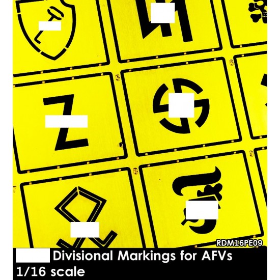 1/16 W-SS Divisional Markings for AFVs 1/16 W-SS Divisional Markings for AFVs