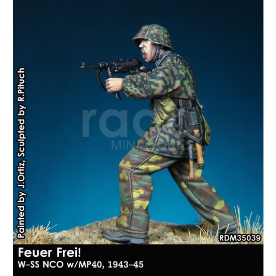 1/35 Feuer Frei! W-SS NCO w/MP40, Normandy 1944 1/35 Feuer Frei! W-SS NCO w/MP40, Normandy 1944
