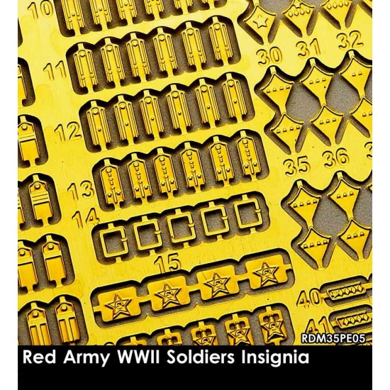 1/35 WWII Red Army Soldiers Insignia