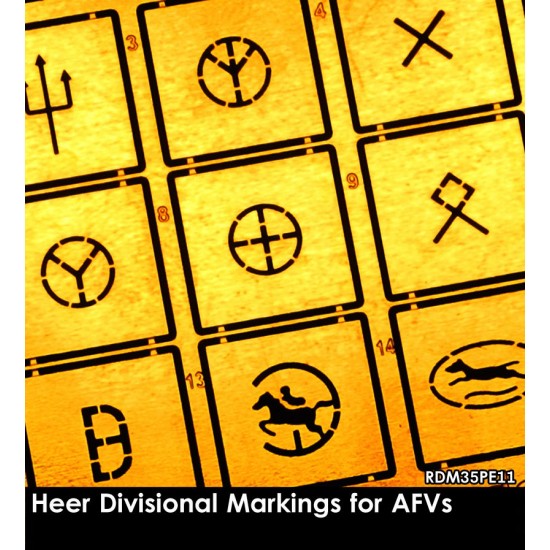 1/35 AFVs Heer Divisional Markings 1/35 AFVs Heer Divisional Markings