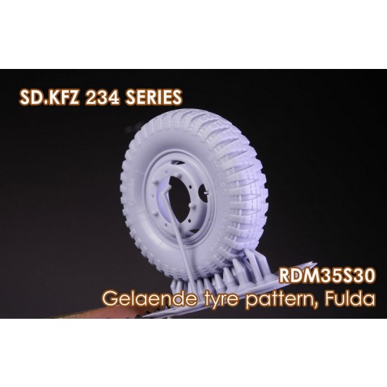 1/35 Sd.Kfz. 234 Fulda Gealende Wheel Set #2 1/35 Sd.Kfz. 234 Fulda Gealende Wheel Set #2