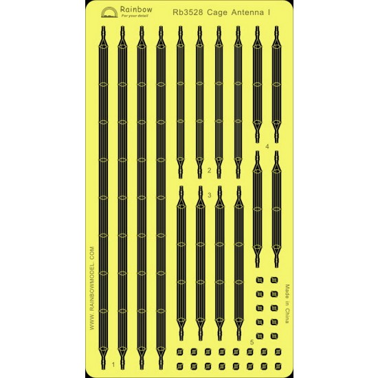1/350 Photo-Etched Cage Antenna I 1/350 Photo-Etched Cage Antenna I