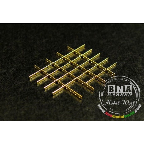 1/700 Perforated Bar with Rabbets 1/700 Perforated Bar with Rabbets