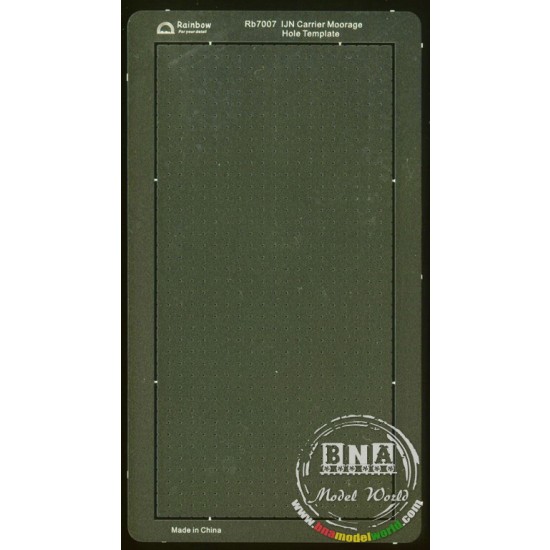 1/700 IJN Carrier Moorage Hole Template 1/700 IJN Carrier Moorage Hole Template