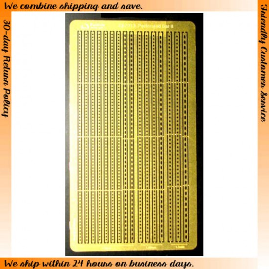 1/700 Perforated Bar Vol.2 (Width: 1.0mm & 1.25mm & 1.5mm) 1/700 Perforated Bar Vol.2 (Width: 1.0mm & 1.25mm & 1.5mm)