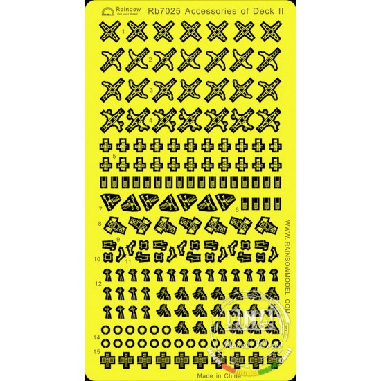 1/700 IJN Carrier Deck Accessories Vol.2 1/700 IJN Carrier Deck Accessories Vol.2