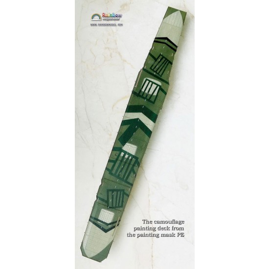 1/700 IJN Zuikaku Paint Masking 1944.10 (Deck Camouflage & Marks) 1/700 IJN Zuikaku Paint Masking 1944.10 (Deck Camouflage & Marks)