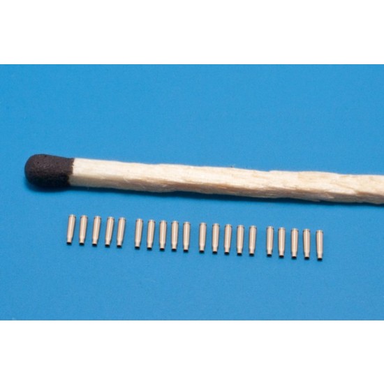 1/35 0.5 Inch Empty Shells for M2 Browning (20 Shells) 1/35 0.5 Inch Empty Shells for M2 Browning (20 Shells)