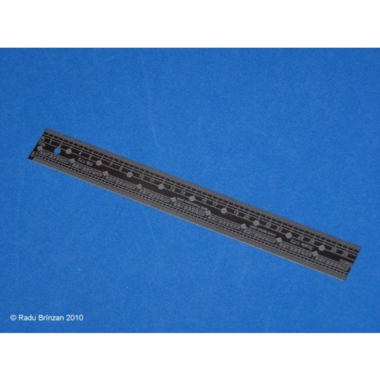 1/72 Scale Ruler for Modelling 1/72 Scale Ruler for Modelling