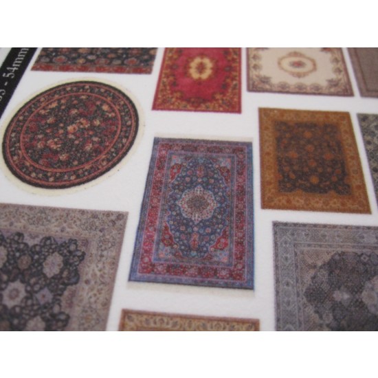 Carpets on Real Cloth Suitable for 1/16, 1/32, 1/35, 1/48, 1/72 scales (Sheet Size: 14.5x2 Carpets on Real Cloth Suitable for 1/16, 1/32, 1/35, 1/48, 1/72 scales (Sheet Size: 14.5x2