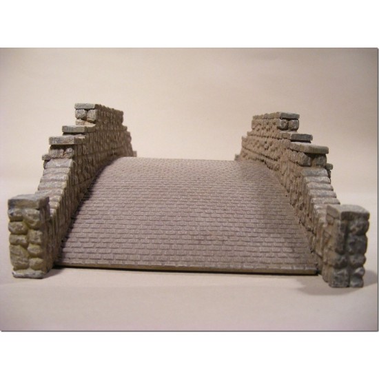 1/35 Large Stone Bridge (8 resin pcs) Size: 30x12.5x6.5cm (LxWxH)