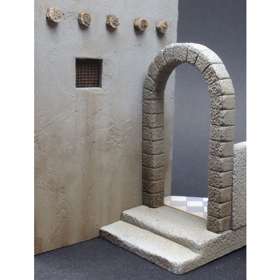 1/35 North African House (5 Resin Parts,Length:21cm, Width:6cm, Height:10.5cm) 1/35 North African House (5 Resin Parts,Length:21cm, Width:6cm, Height:10.5cm)