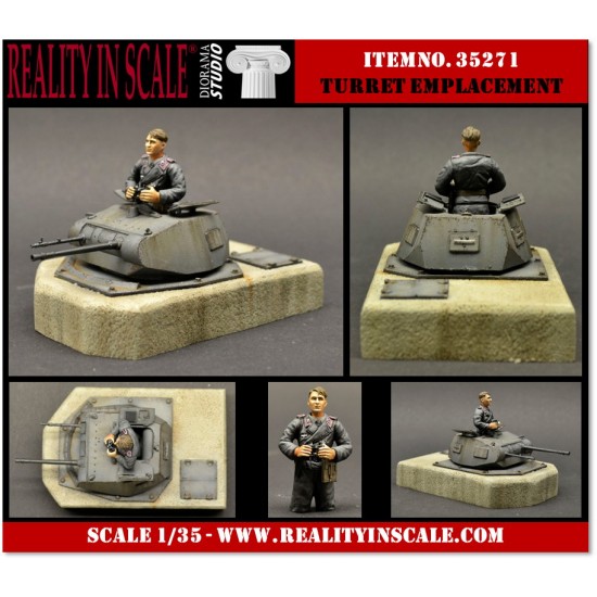 1/35 Panzer II Turret Emplacement Bust 1/35 Panzer II Turret Emplacement Bust