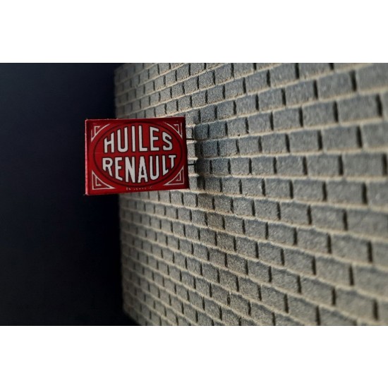 1/48 - 1/35 Rusted Commercial Signs - France Set #2