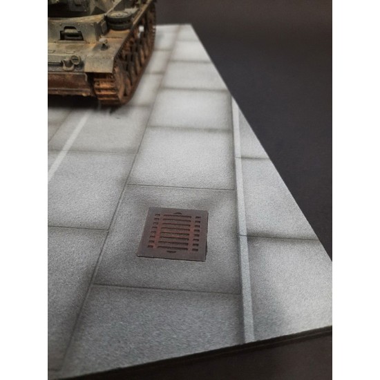 1/35 Concrete Slab Road (21 x 32 x 0.8cm) 1/35 Concrete Slab Road (21 x 32 x 0.8cm)