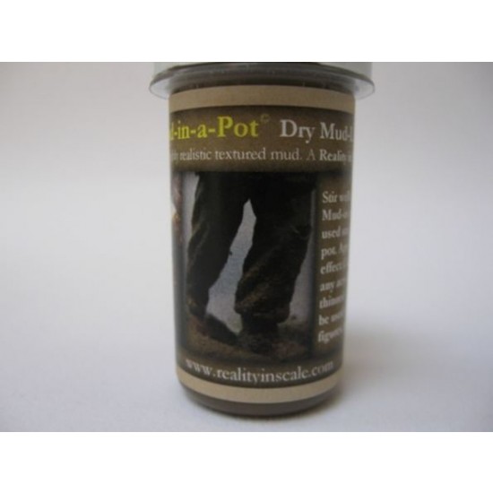 Dry Mud & Grass - Dark Brown (Highly realistic textured mud with added grass) 20ml Dry Mud & Grass - Dark Brown (Highly realistic textured mud with added grass) 20ml