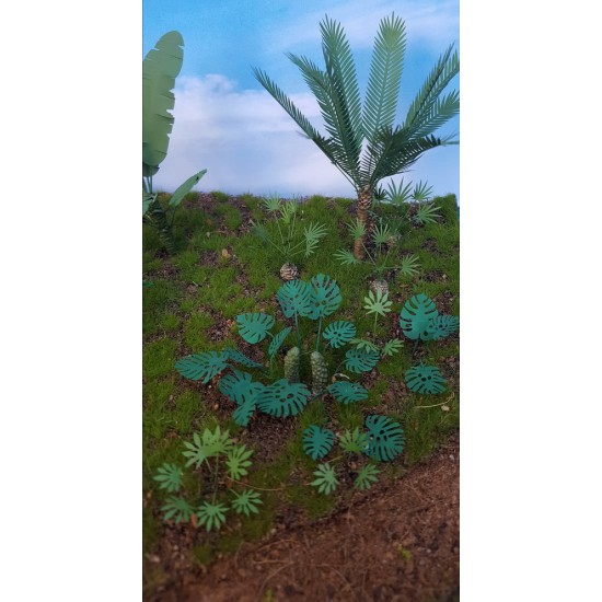 1/48 - 1/35 Jungle Plants Vol.1 (4 different plants) 1/48 - 1/35 Jungle Plants Vol.1 (4 different plants)