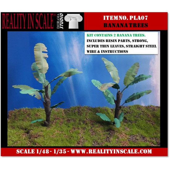 1/48 - 1/35 Banana Trees (2pcs) 1/48 - 1/35 Banana Trees (2pcs)