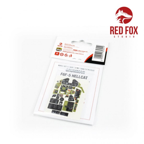 1/24 Grumman F6F-5 Hellcat Instrument Panels & Detail Parts for Airfix kit 1/24 Grumman F6F-5 Hellcat Instrument Panels & Detail Parts for Airfix kit
