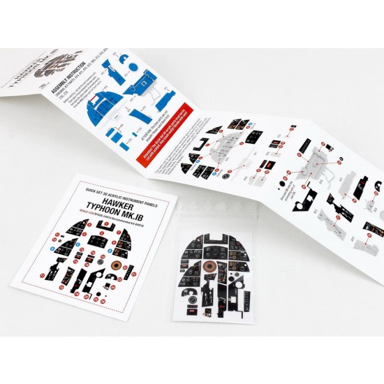 1/24 Hawker Typhoon Mk.Ib Instrument Panels for Airfix kits 1/24 Hawker Typhoon Mk.Ib Instrument Panels for Airfix kits