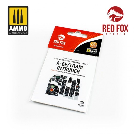 1/32 A-6E TRAM Intruder Instrument Panel for Trumpeter Kit 1/32 A-6E TRAM Intruder Instrument Panel for Trumpeter Kit