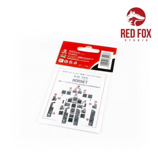 1/32 McDonnell Douglas F/A-18A Hornet Instrument Panel for Academy/Kinetic kit 1/32 McDonnell Douglas F/A-18A Hornet Instrument Panel for Academy/Kinetic kit