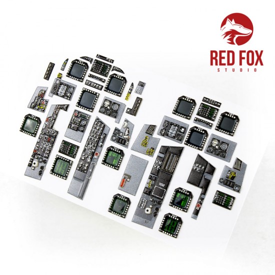 1/32 McDonnell Douglas F/A-18B Hornet Instrument Panel for Academy/Kinetic kit 1/32 McDonnell Douglas F/A-18B Hornet Instrument Panel for Academy/Kinetic kit