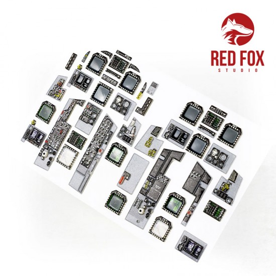 1/32 McDonnell Douglas F/A-18D Early Hornet Instrument Panel for Academy/Kinetic kit 1/32 McDonnell Douglas F/A-18D Early Hornet Instrument Panel for Academy/Kinetic kit