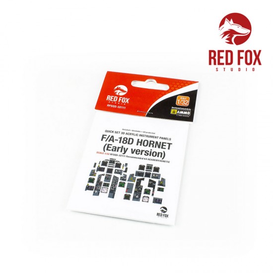 1/32 McDonnell Douglas F/A-18D Early Hornet Instrument Panel for Academy/Kinetic kit 1/32 McDonnell Douglas F/A-18D Early Hornet Instrument Panel for Academy/Kinetic kit