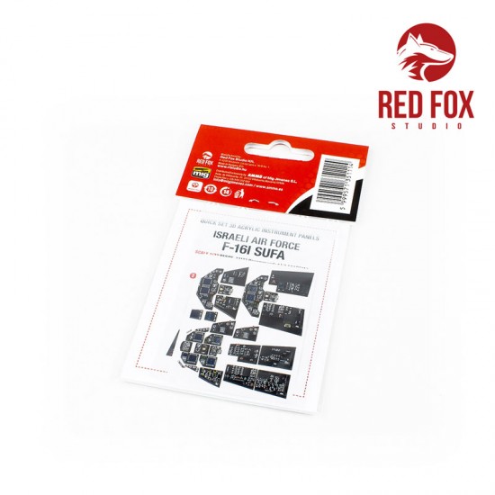 1/32 General Dynamics F-16I Sufa Instrument Panel for Academy kit 1/32 General Dynamics F-16I Sufa Instrument Panel for Academy kit