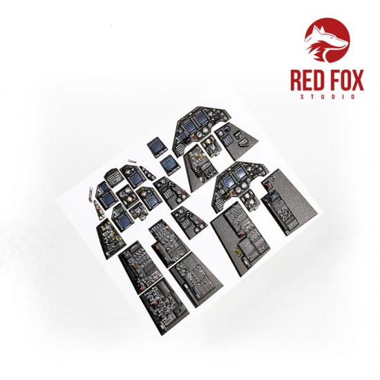 1/32 General Dynamics F-16I Sufa Instrument Panel for Academy kit 1/32 General Dynamics F-16I Sufa Instrument Panel for Academy kit