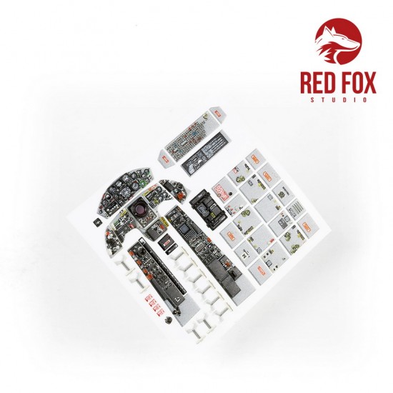 1/32 Lockheed F-104S ASA M Starfighter Instrument Panels for Italeri kit 1/32 Lockheed F-104S ASA M Starfighter Instrument Panels for Italeri kit