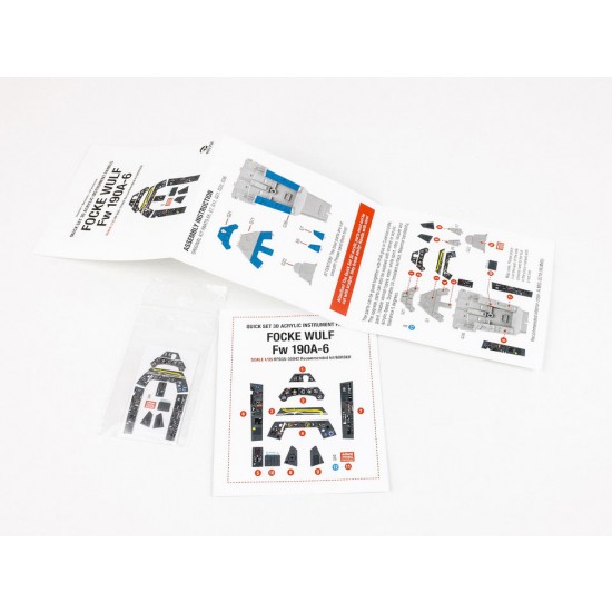 1/35 Fw 190A-6 with WGr.21 3D Instrument Panel for Border Model Kit 1/35 Fw 190A-6 with WGr.21 3D Instrument Panel for Border Model Kit