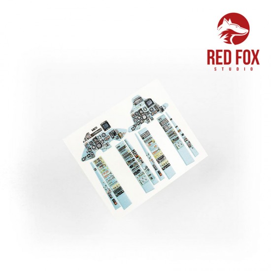 1/48 Su-27UB Flanker C Instrument Panels & Detail Parts for GWH kit 1/48 Su-27UB Flanker C Instrument Panels & Detail Parts for GWH kit