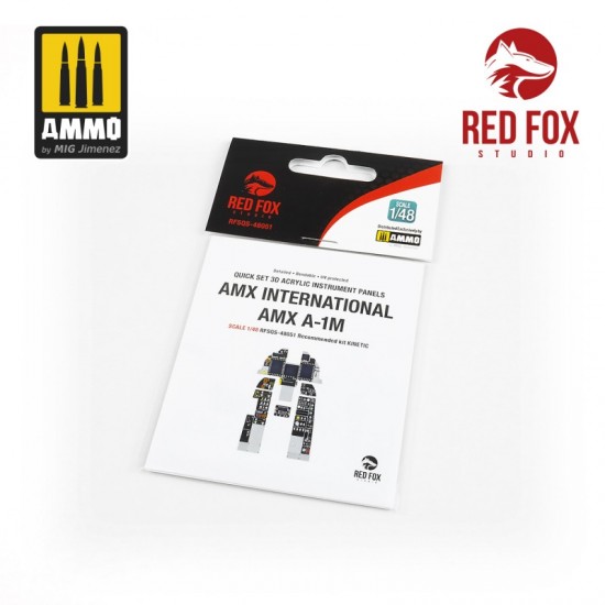 1/48 AMX A-1M Instrument Panel for Kinetic kit 1/48 AMX A-1M Instrument Panel for Kinetic kit